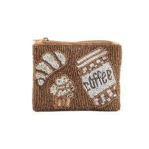 Monedero de Lujo Bordado a Mano con Cuentas de Semillas de Algodón, Diseño Artístico y Elegante, Personalizable - Product Image 5