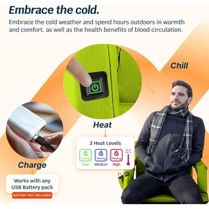 <b>Heated</b> Reclining Stadium Seat with <b>Back</b> Support <b>for</b> Bleachers - Product Image 3