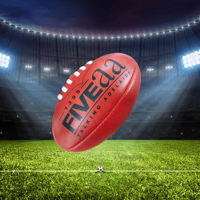 Haute demande Promotionnel Mini AFL Football Ball En Caoutchouc Synthétique Matériel Durable Personnalisé Impression Match International