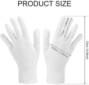 120 Guantes de Algodón Elásticos para Trabajo e Inspección, para Mujeres y Hombres, para Manipulación de Objetos Delicados, Monedas y Joyería - Product Image 4