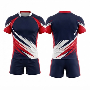 Uniforme de rugby élégant et personnalisable de haute qualité, fabriqué en polyester respirant et léger, assurant flexibilité, confort et confiance - Product Image 5