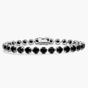 Bracelet en moissanite pour femmes, chaîne en argent sterling 925, bijoux de luxe, cadeau - Product Image 2