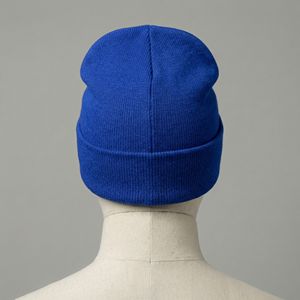 Bonnets jacquard vierges personnalisés pour hommes Bonnets brodés Bonnets en laine et polyester avec logo personnalisé - Product Image 3