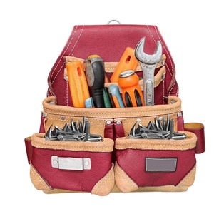 Latest Model Good Quality Heavy Duty <b>Leather</b> <b>Tool</b> Bag For <b>Working</b> Professional Factory Made Customize <b>Tool</b> Belt Made In Pakistan - Product Image 3
