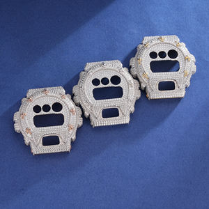 Premium DW6900 Compatible Custom Watch Full Metal <b>Case</b> Iced Out Luxury Mod Edition Custom DW6900 Style Watch - Product Image 5