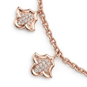 Round Lab Grown & Natural Diamond Bracelet in 9K Rose Gold | 1.07 CT Fine Jewelry - Product Image 3
