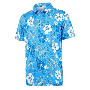 Camiseta Deportiva de Golf al Por Mayor, Tejida en Poliéster y Spandex, con Logotipo Serigrafiado, de Secado Rápido, Corte Regular para Hombre - Product Image 5