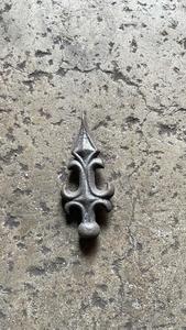 Cast iron ornamental finial tip traditional design for balustrade handrail fence gate topper decorative architectural accent - Product Image 4