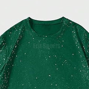 T-shirts pour hommes à logo personnalisé, ornés de strass, en polyester/coton respirant et écologique, dernier design, vente chaude - Product Image 5