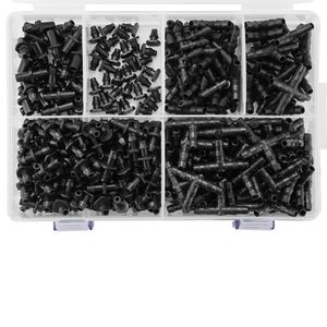 Kit di raccordi per irrigazione a goccia da 1/4 di pollice, 300 pezzi, parti del sistema, raccordi a T, raccordi a barb dritti, raccordi a 4 vie, accessori per irrigazione - Product Image 2