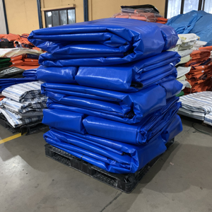 Bâche en PE de qualité supérieure, couleur bleue, haute durabilité, grande capacité, usage intensif, options de couleurs, options de tailles, imperméable - Product Image 2