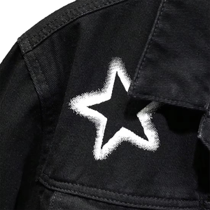 Vestes en jean pour hommes les plus vendues, à manches longues, fermeture boutonnée confortable, pour l'hiver, à bas prix, service OEM - Product Image 6