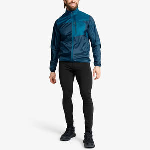 Veste coupe-vent écologique pour homme en tissu polyester recyclé, mode durable, veste de sport à capuche pour homme - Product Image 5