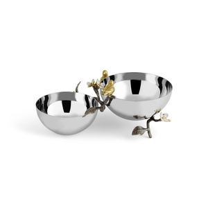 Bol à fruits en aluminium, centre de table moderne, luxe décoratif, or, écologique, durable, 2026 Saleem International - Product Image 5