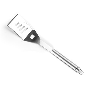 Spatola per barbecue in acciaio inox multifunzione con apribottiglie per cucinare all'aperto - Product Image 1