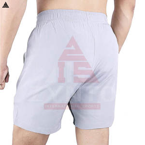 Shorts de plage en maille pour hommes, pas chers, séchage rapide, grandes tailles, unis, pour la gym et l'entraînement, avec poches - Product Image 2