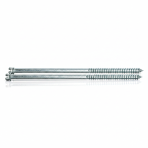 Tornillos para Madera PDC de Doble Rosca Métrica/Pulgada M6-M12, Cabeza Ranurada, Rosca Parcial, Clase 4.8 y 6.8, Acero al Carbono Zincado DIN - Product Image 1
