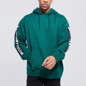 Sudadera con Capucha para Hombre, Diseño Sólido Personalizado, 100% Algodón Transpirable, Sudadera de Invierno, 2 Piezas, Teñido Liso, Ropa Urbana - Product Image 1