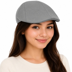 Unisex Beret <b>Flat</b> <b>Hat</b> Newsboy Style Soft Cotton Classic Casual Minimal Fashion Comfortable Headwear Clean Look Daily Wear Simple - Product Image 1