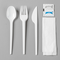 Ensemble de couverts jetables de style moyen-oriental, couteau, fourchette et cuillère de qualité alimentaire pour la restauration, les restaurants et les plats à emporter