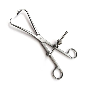 Pinzas de sujeción ósea manuales profesionales con bloqueo rápido de 13 cm, de acero inoxidable, con certificación CE, quirúrgicas, ortopédicas, clase I - Product Image 1