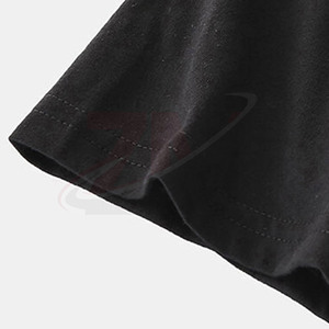 Camisetas de Hombre de Color Negro, 100% Algodón, Cuello Redondo, Ropa Casual de Marca, Calidad Premium, con Logotipo Personalizado, Gran Venta - Product Image 5