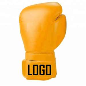 Gants de boxe professionnels en cuir véritable, à lacets, pour entraînement MMA, Muay Thai, gants de boxe personnalisés à vendre - Product Image 2