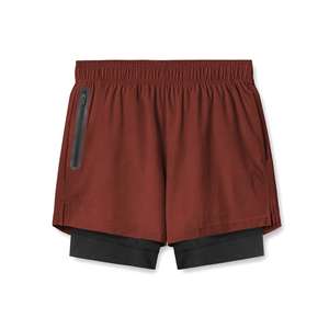 Pantalones Cortos Deportivos Unisex para Gimnasio y Playa, con Forro, Bolsillo para Teléfono, Secado Rápido, Elásticos, Personalizables, para Correr - Product Image 4