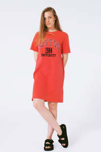 <b>Women's</b> <b>Red</b> Crew Neck <b>T</b>-<b>Shirt</b> 100% Cotton Loose Fit Casual Jersey Knitted Breathable Solid Color Short Sleeve All Seasons - Product Image 6