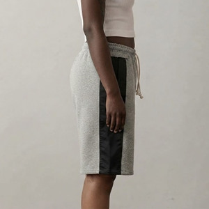 Shorts Haute Taille Personnalisés avec Logo pour Femme, 100% Coton Molleton Éponge Respirant Séchage Rapide Écologique – Vente Chaude en Gros - Product Image 2