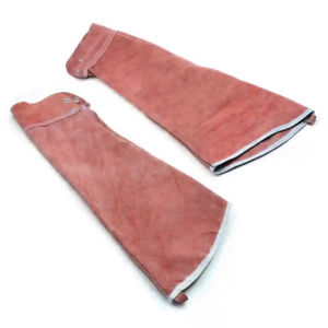 Mangas de Trabajo de Cuero Resistentes al Agua y al Fuego, Diseñadas a Medida, para Protección de Brazos en Soldadura - Product Image 6