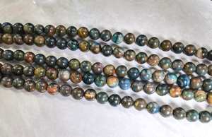 Cuentas de ágata natural de hilo completo, lisas y redondas, para la fabricación de joyería DIY al por mayor - Product Image 4