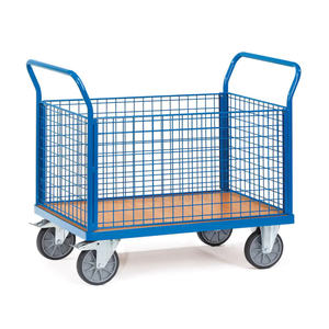 Chariot à plateforme robuste en acier inoxydable Sukavina avec 2 supports de poussée, usage industriel durable, fabricant OEM du Vietnam - Product Image 3