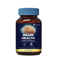 Capsules de santé avec Bacopa, Ginkgo, Ashwagandha, Shankhpushpi pour la mémoire, la concentration, l'humeur et le soutien des fonctions cognitives
