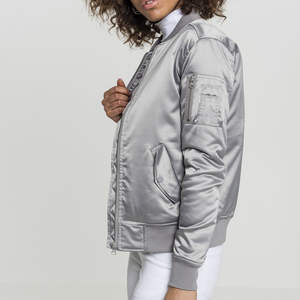 Chaqueta Bomber de Invierno de Alta Calidad para Mujer, Estilo Único, Ropa de Exterior a la Moda, Logotipo Personalizado con Impresión, Transpirable - Product Image 2
