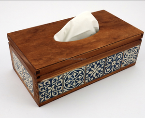 Porta Rollos de Papel Higiénico de Bambú Ecológico para Baño o Decoración de Dormitorio con Aspecto Natural y Reciclable - Product Image 2