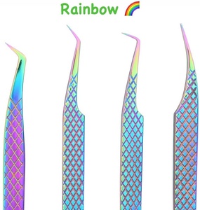 Pinzas de Acero Inoxidable para Extensión de Pestañas con Punta Dentada, Opción de Logotipo Personalizado - Venta al Por Mayor - Product Image 3