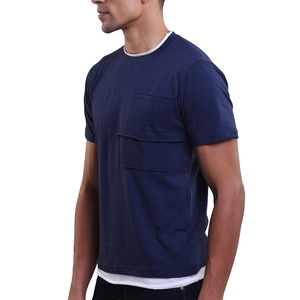 T-shirt pour homme en coton 100% de qualité supérieure à prix avantageux, vêtements d'été, design personnalisé, nouveau modèle, coupe ajustée - Product Image 4