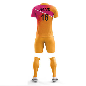 Tenue d'entraînement de football pour adultes, uniforme multicolore, design tendance, maillots de football vierges, kits de maillots. - Product Image 3