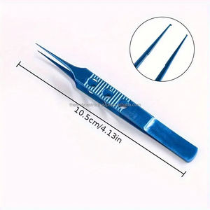 Ensemble d'outils de maquillage professionnel pour femmes Clip d'extension de cils et pince à épiler incurvée avec embouts pointus - Product Image 2