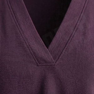 Women Short <b>Box</b> V Neck T Shirt 100 Luxury Organic Cotton Pre Shrunk Premium <b>Soft</b> Breathable Fit Customized Color - Product Image 4