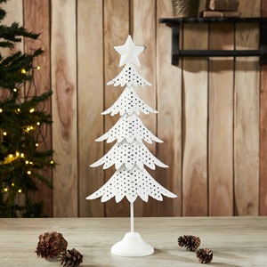 Premium <b>Christmas</b> <b>Tree</b> Sculpture Metal Tabletop Accent for Home and Commercial Decoration - Product Image 4