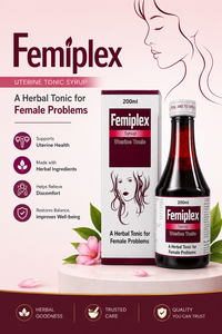 Femiplex Syrup 500ml Tónico Uterino Herbal con Vitaminas E y C para el Bienestar Femenino, Certificado ISO, Apoyo Inmunológico - Product Image 2