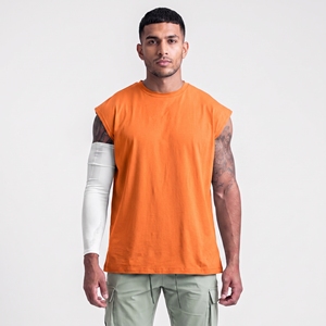 Premium Casual Men's Sleeveless Loose Fit Gym Workout Breathable Quick Dry Vest for Daily Wear <b>Running</b> Fitness - Product Image 4