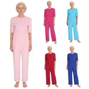 Monos adaptados para mujeres mayores con necesidades especiales, mono para pacientes con Alzheimer y demencia, necesidades especiales para personas mayores. - Product Image 1