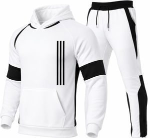 Ensembles de survêtements de football unisexes ajustés, respirants et confortables, avec lettrage, design haut de gamme, pour le printemps, vente en gros - Product Image 2