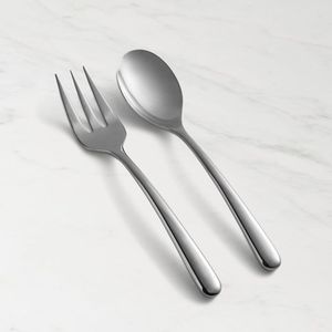 Ensemble de couverts élégants et durables en acier inoxydable pour la cuisine et la table à manger, résistant à la rouille, finition polie, design moderne et élégant - Product Image 2