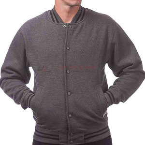 Dernier modèle de veste de baseball d'hiver pour homme avec col montant, tissu respirant écologique, design personnalisable, faible MOQ, vente en gros - Product Image 3
