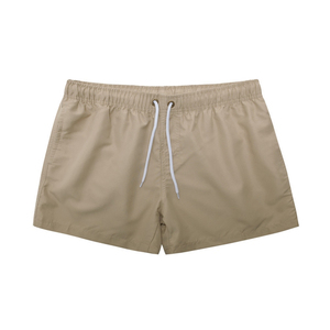 Pantalones Cortos Deportivos para Hombre, Tejidos, de Secado Rápido, Transpirables, de una Sola Capa, Color Sólido, Casuales, con Logotipo Frontal, para Fitness - Product Image 3