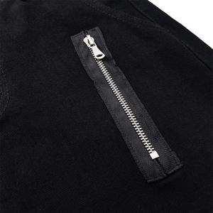 Vaqueros personalizados para hombre con diseño de cremallera y empalmes, pantalones largos de moda, holgados, de pierna ancha y micro acampanados, estilo urbano. - Product Image 3